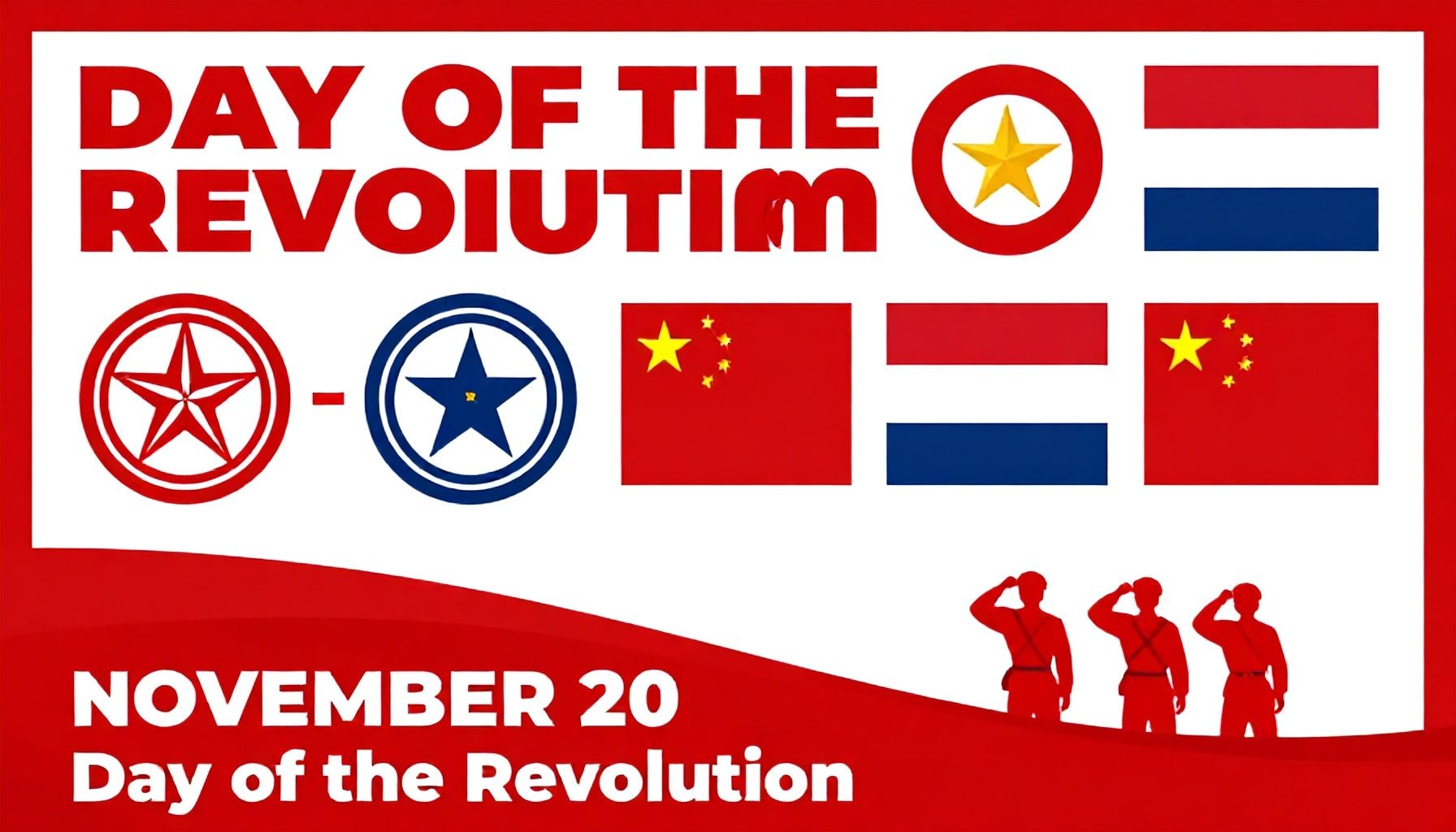 Guía práctica para entender los símbolos patrios del Día de la Revolución*