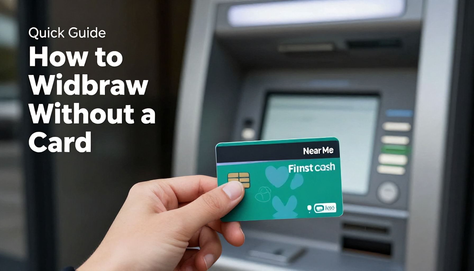 Guía rápida: cómo retirar dinero sin tarjeta en cajeros cercanos