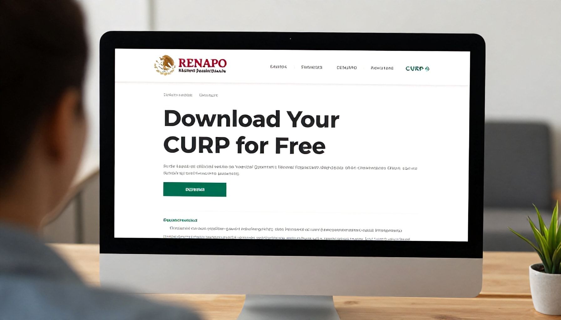 Guía rápida: Descarga tu CURP sin pagar un peso