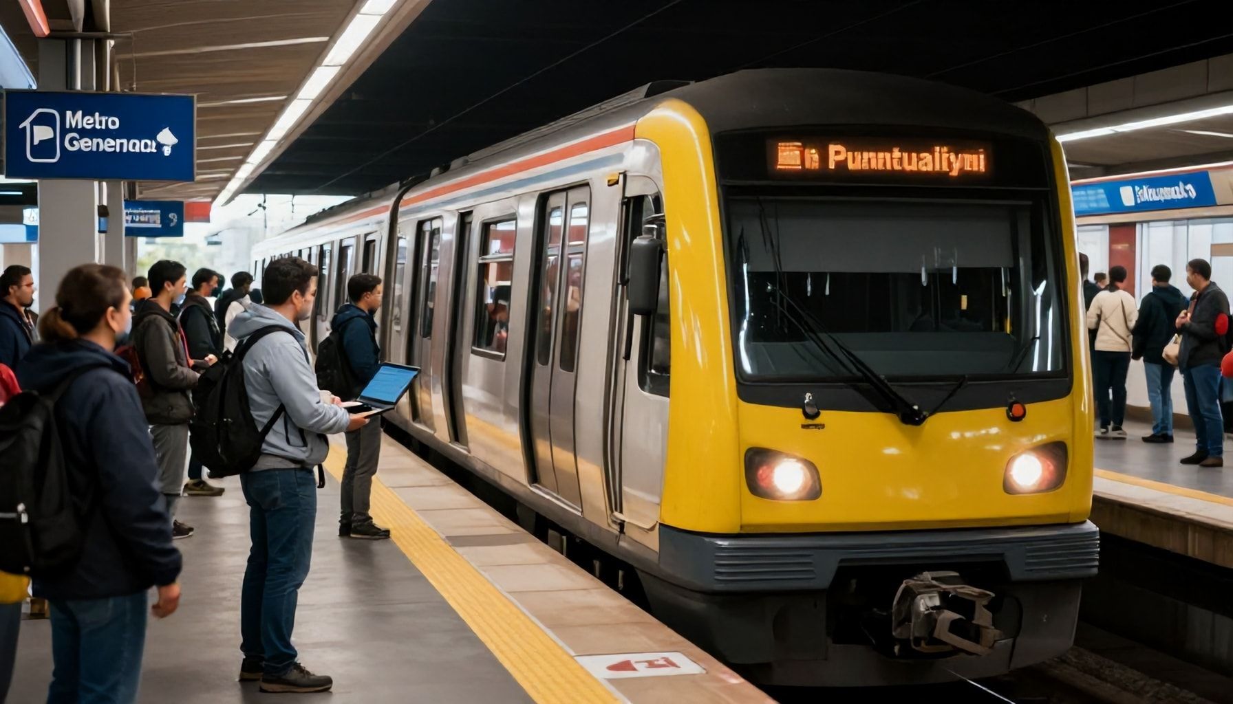La verdad detrás de la puntualidad del Metro General Anaya*