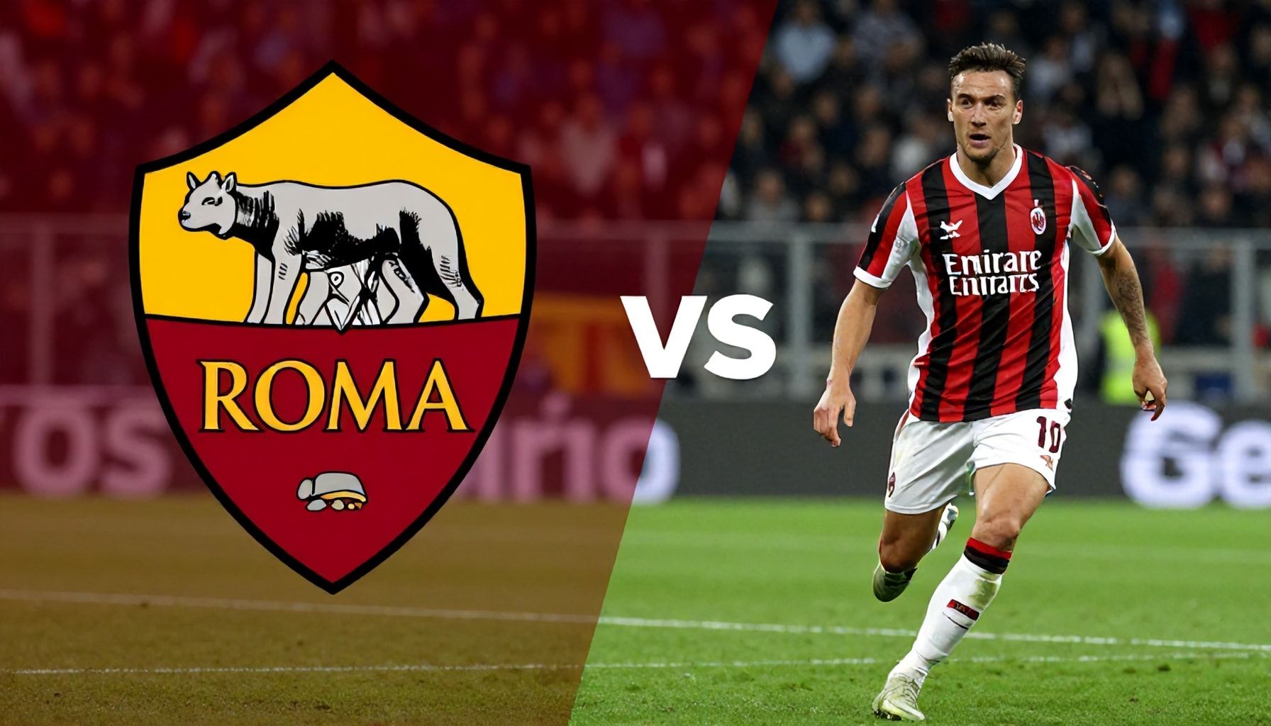 La verdad detrás de la rivalidad histórica entre Roma y AC Milan*