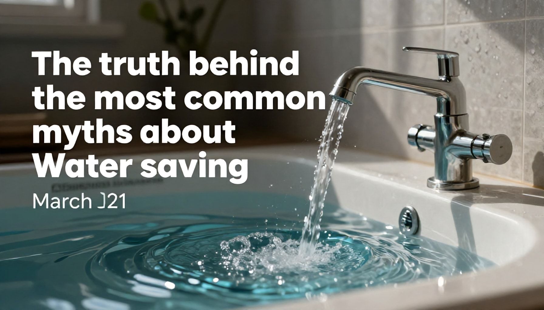 La verdad detrás de los mitos más comunes sobre el ahorro de agua*