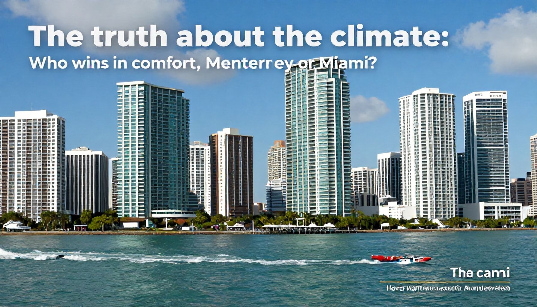 La verdad sobre el clima: ¿Monterrey o Miami ganan en comodidad?*