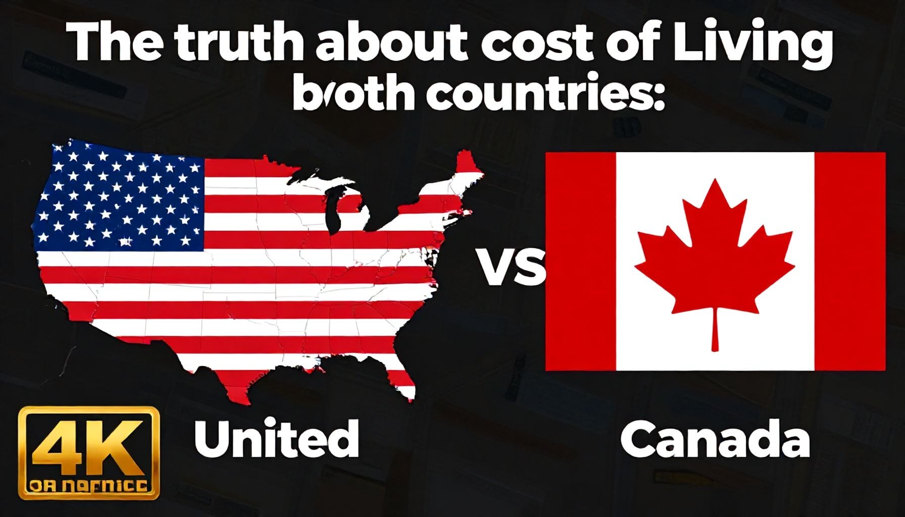 La verdad sobre el coste de vida en ambos países*