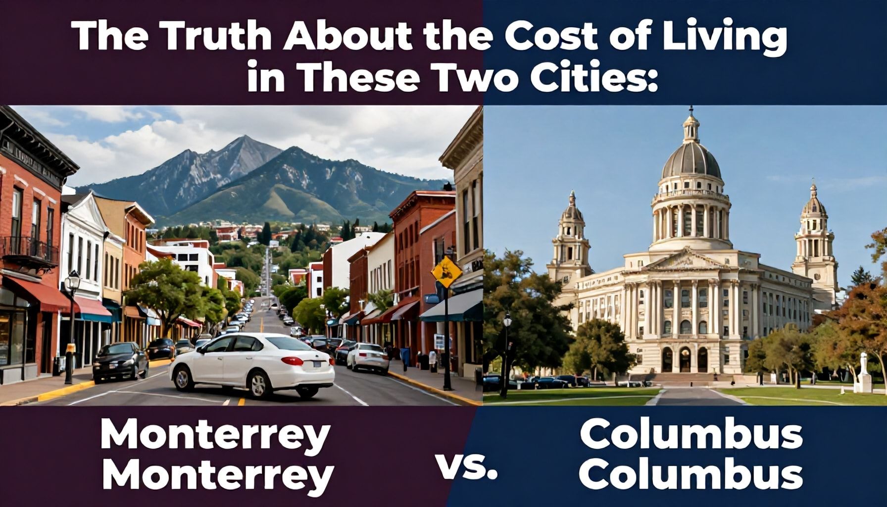 La verdad sobre el costo de vida en estas dos ciudades*