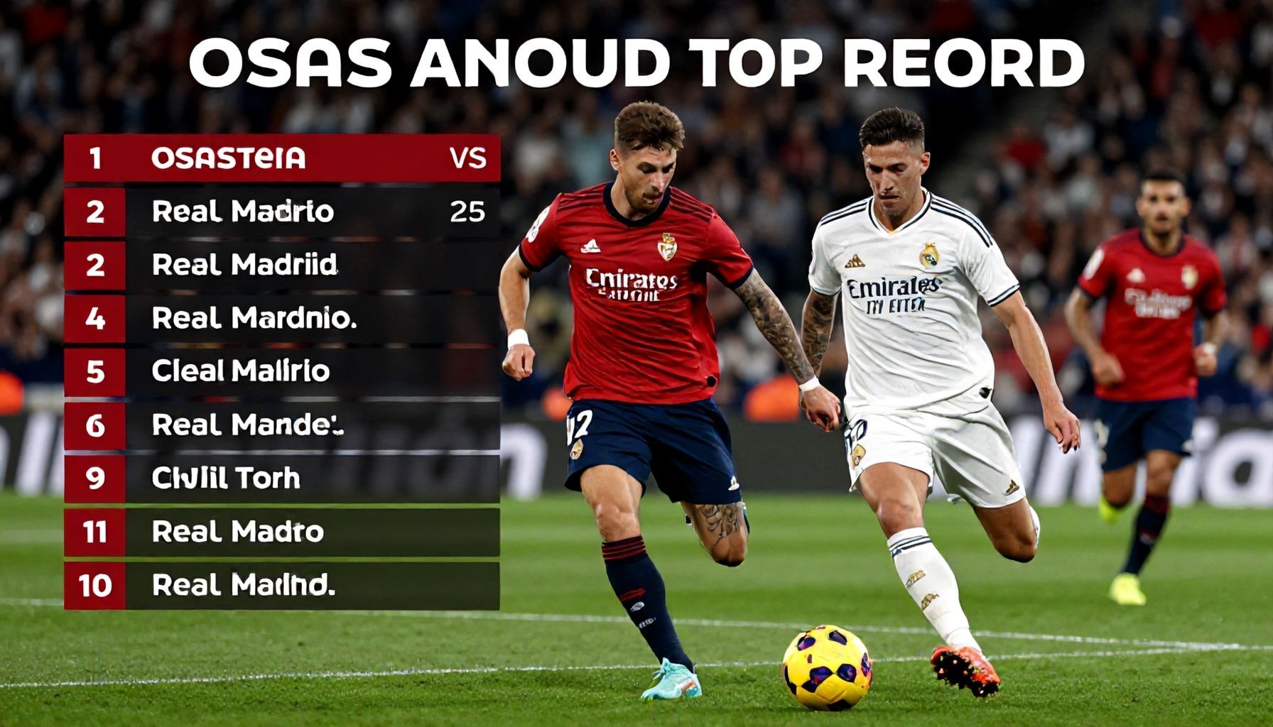 La verdad sobre el historial de Osasuna contra grandes equipos