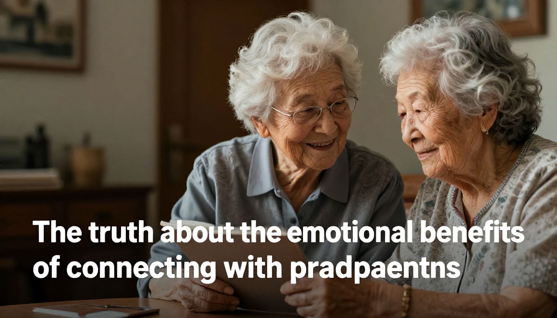 La verdad sobre los beneficios emocionales de conectar con los abuelos*