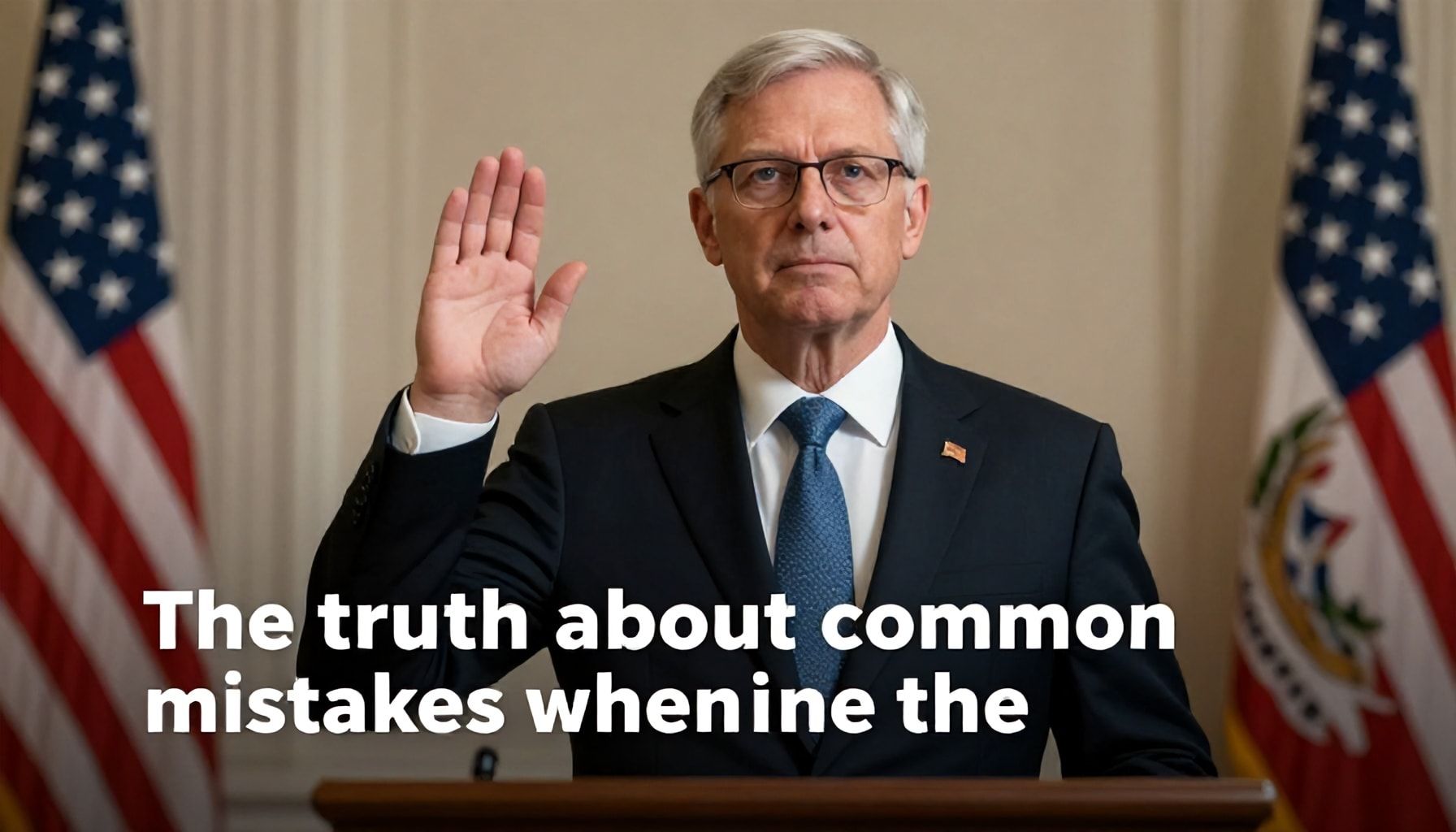 La verdad sobre los errores comunes al rendir el juramento*