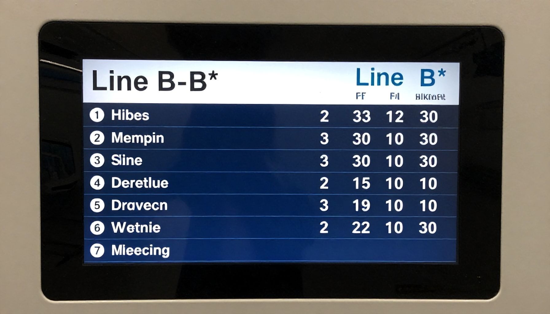 La verdad sobre los horarios y frecuencias de la Línea B*