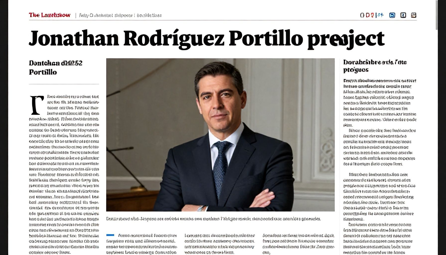 La verdad sobre los proyectos más ambiciosos de Jonathan Rodríguez Portillo