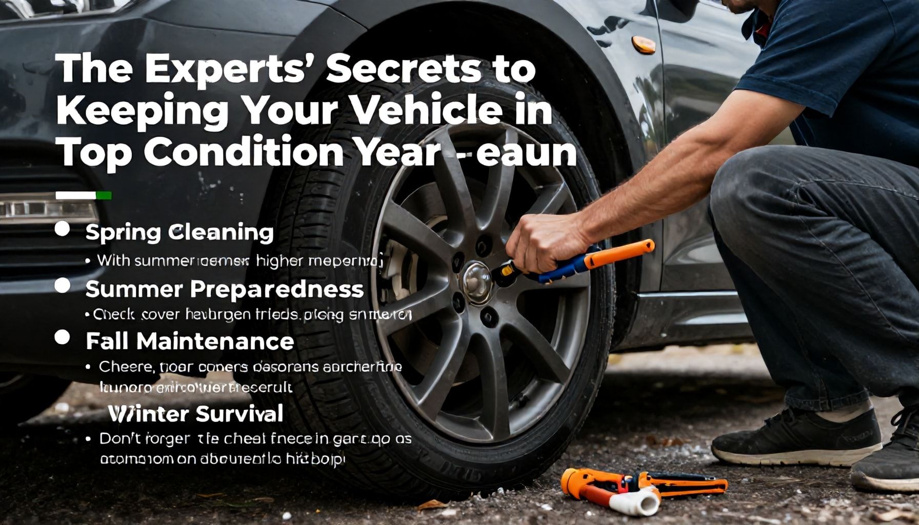 Los secretos de los expertos para mantener tu vehículo en óptimas condiciones todo el año*