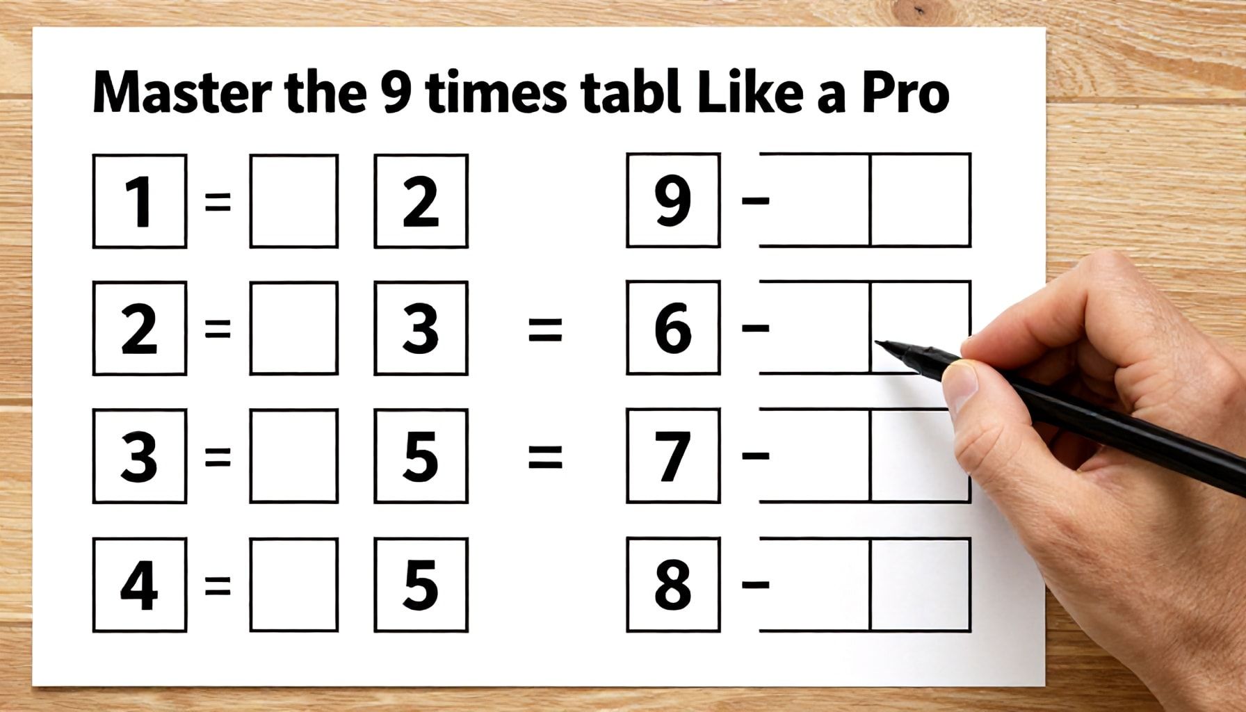 Multiplica por 9 como un profesional: el método que todos deberían conocer*