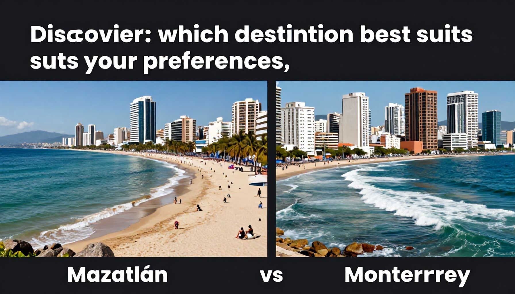 ¿Playa o ciudad? Descubre qué destino se adapta mejor a tus preferencias*