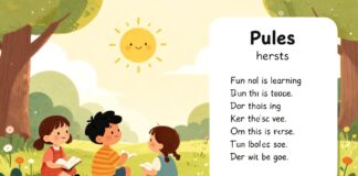 Poemas para niños: Diversión y aprendizaje en versos