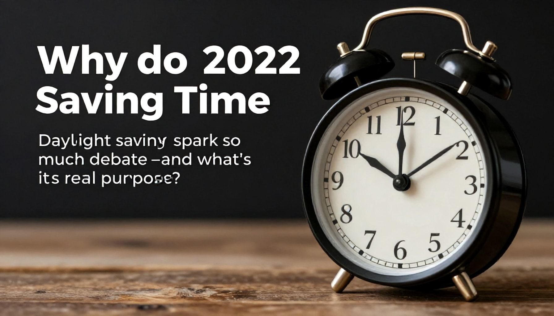 ¿Por qué el cambio de horario 2022 genera tanto debate y cuál es su propósito real?*