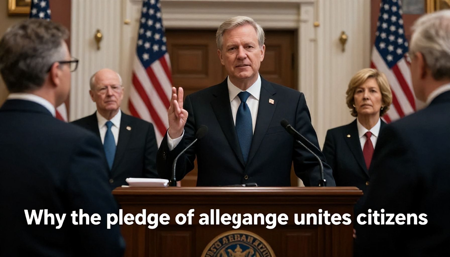 ¿Por qué el juramento a la bandera une a los ciudadanos?*