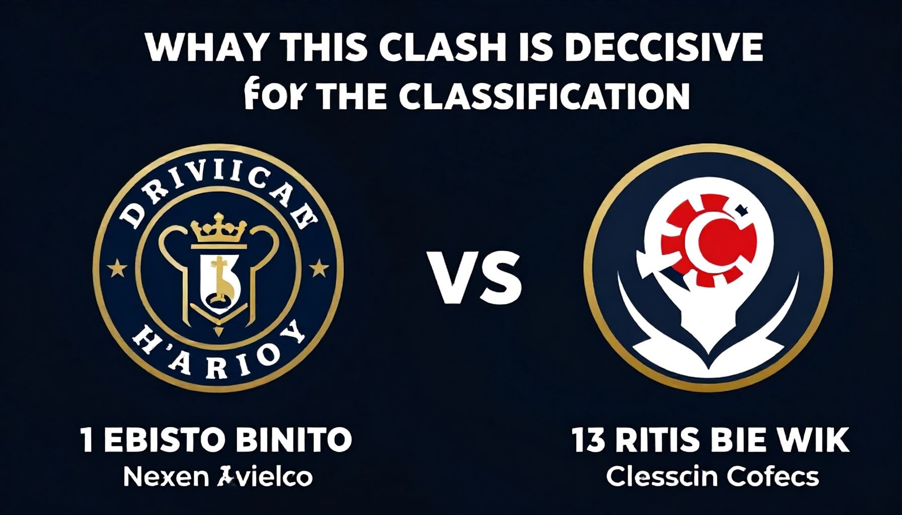 Por qué este enfrentamiento es decisivo para la clasificación*