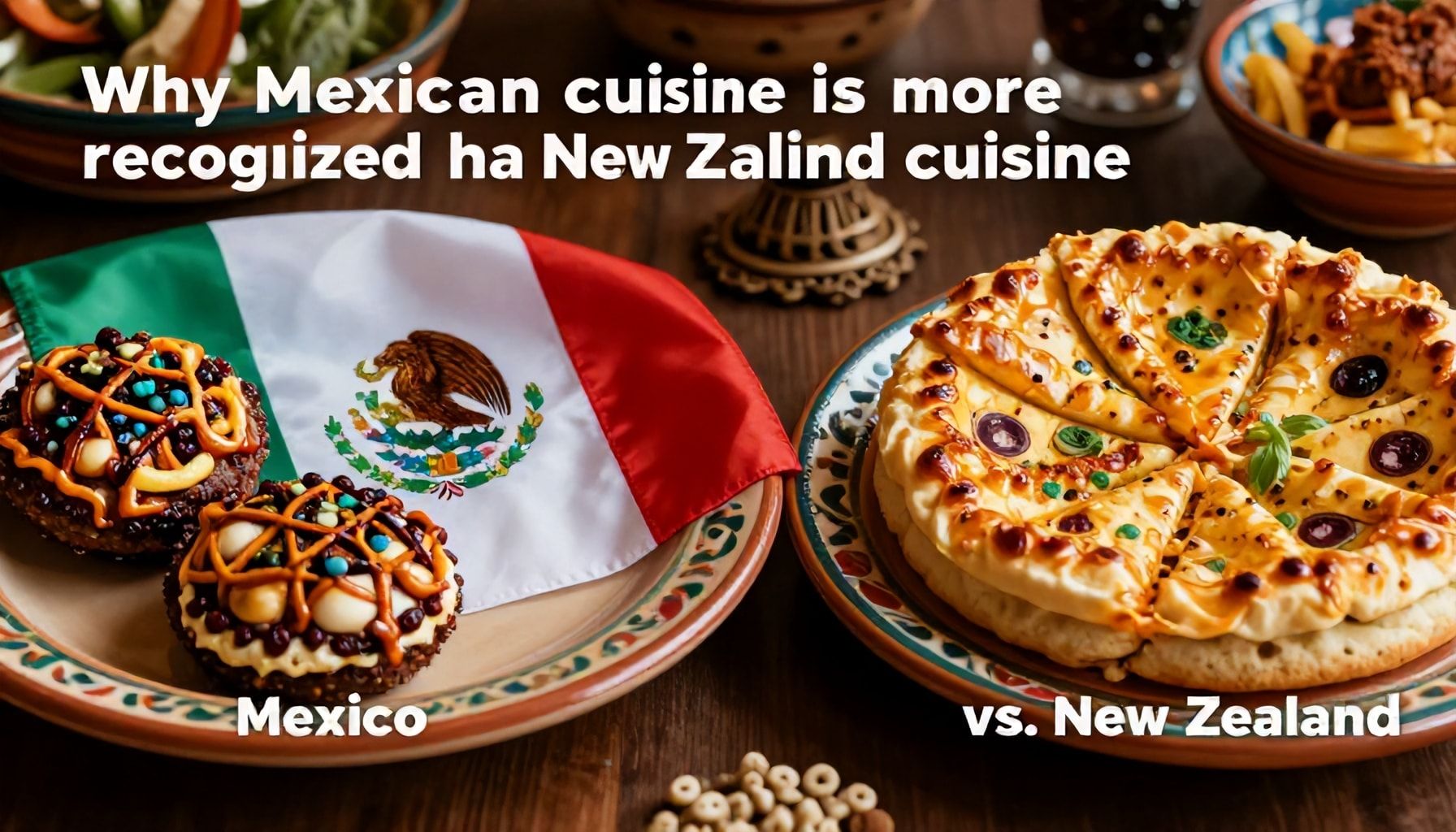 ¿Por qué la gastronomía mexicana es más reconocida que la neozelandesa?*