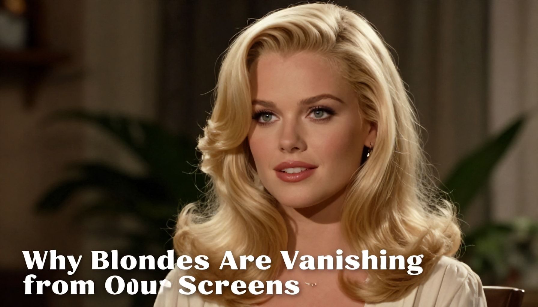 ¿Por qué las rubias están desapareciendo de nuestras pantallas?*