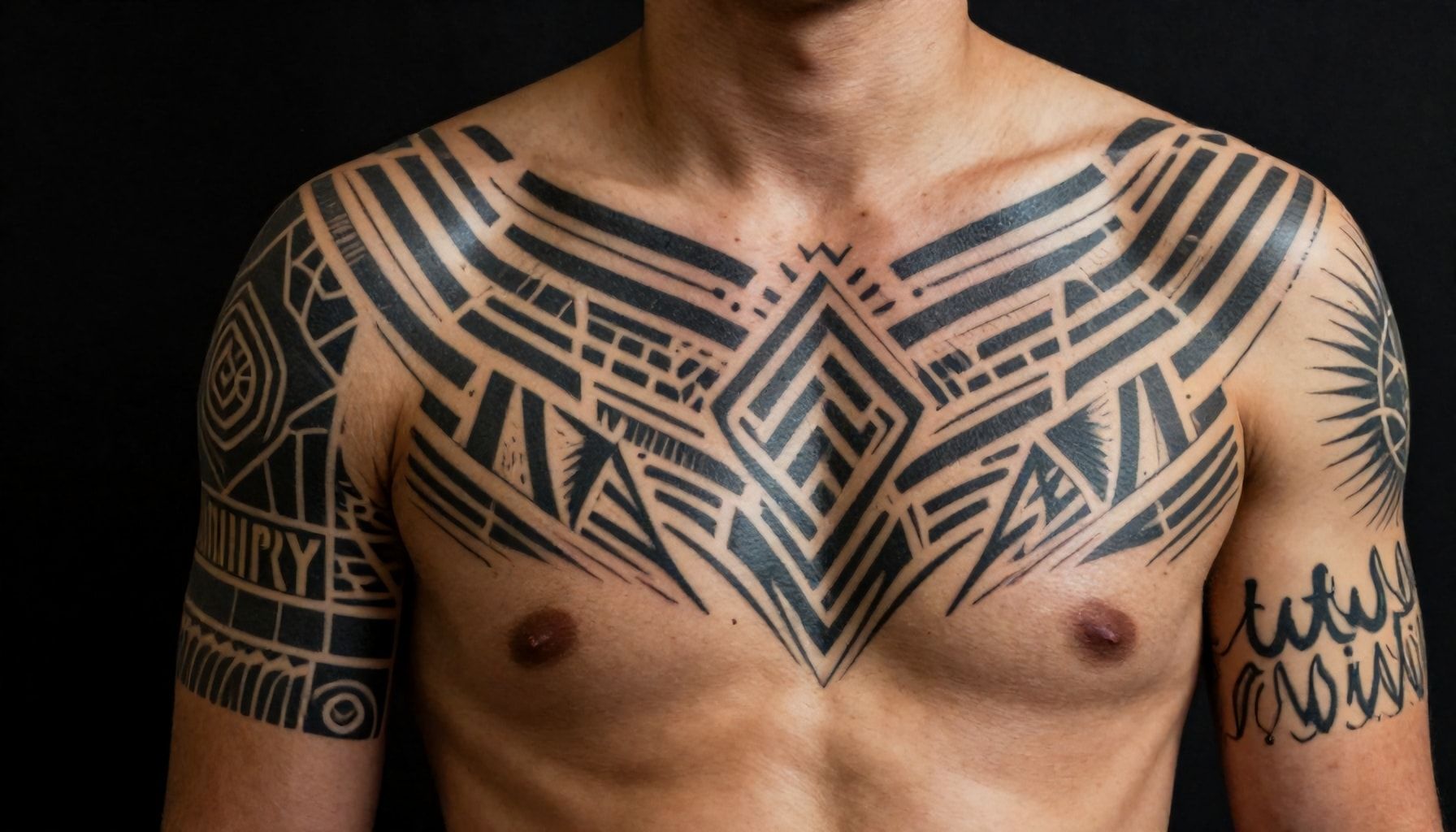 Por qué los tatuajes tribales y geométricos siguen siendo una opción poderosa*