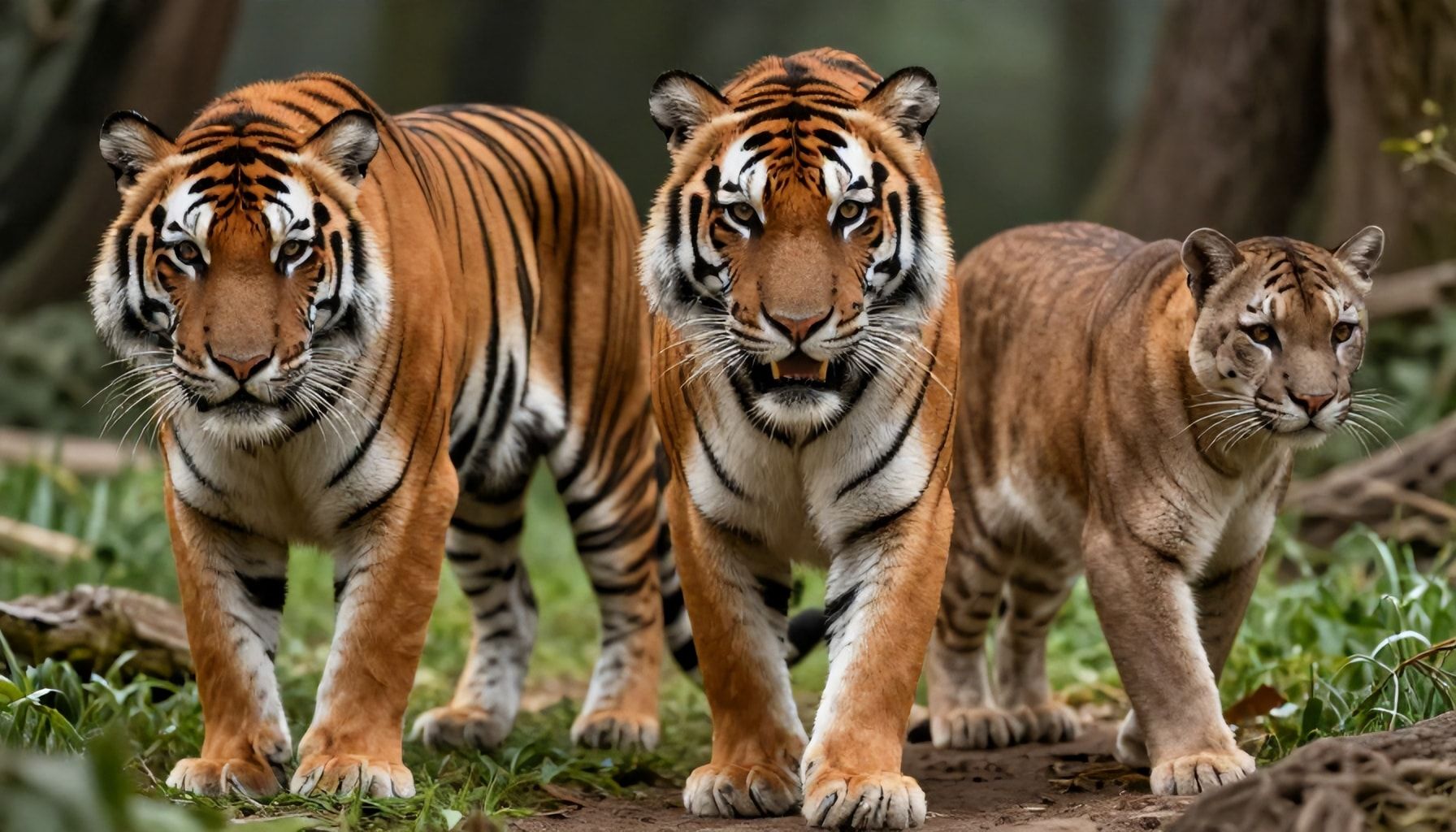 ¿Por qué los tigres son más feroces que los pumas? Un análisis de sus comportamientos*