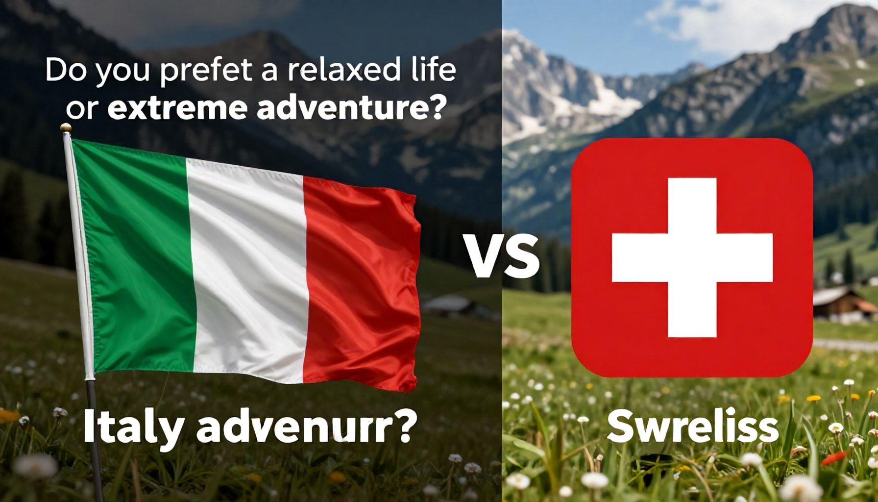 ¿Prefieres la vida relajada o la aventura extrema?*