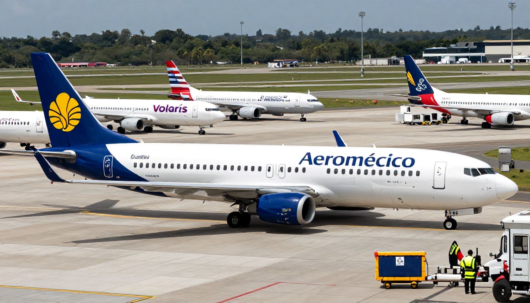 ¿Qué aerolíneas operan aquí y cuáles son sus destinos?