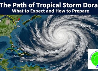 La ruta de la tormenta tropical Dora: qué esperar y cómo prepararse