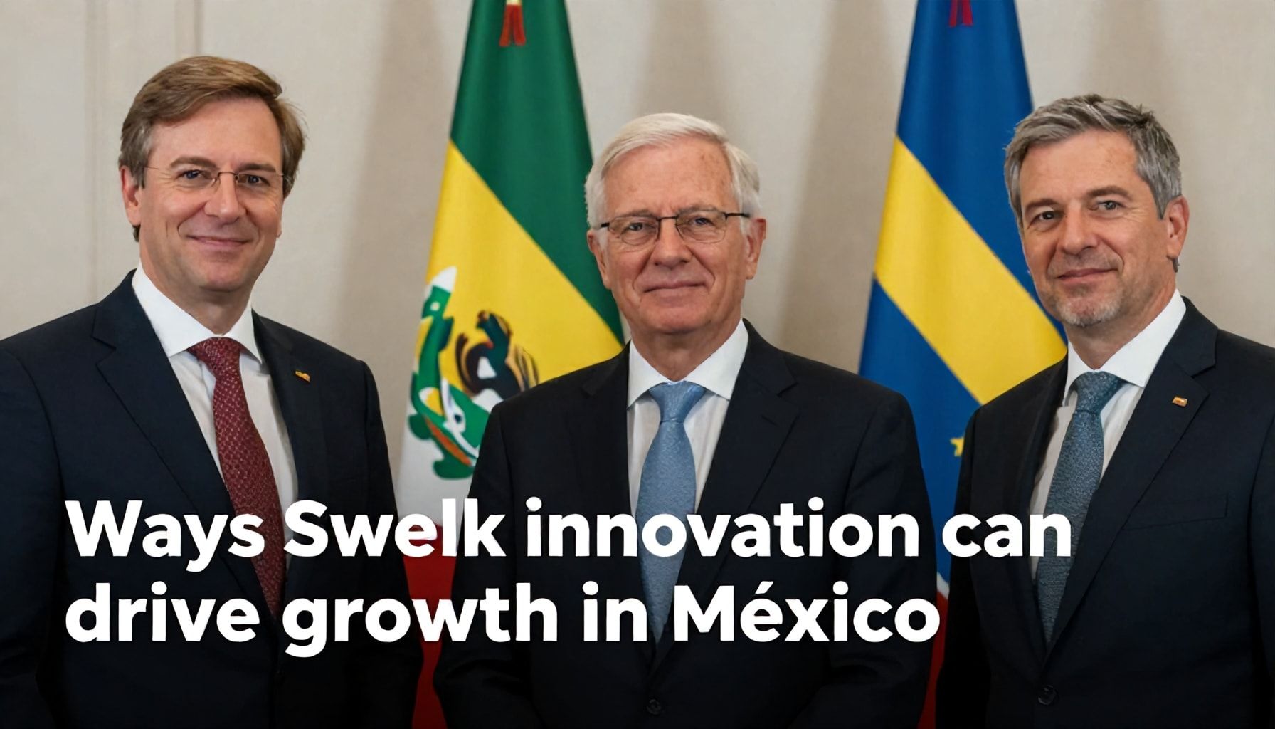 Tres formas en las que la innovación sueca puede impulsar el crecimiento en México*