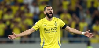 Al-Ittihad remonta con gol de Benzema en el minuto 89 y supera 2-1 al Al-Nassr