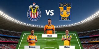 Tigres confirma su once inicial contra Chivas con 3 cambios clave para el duelo decisivo