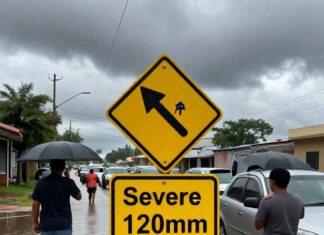 Alertan por lluvias intensas en San Pedro: 120 mm esperados este fin de semana