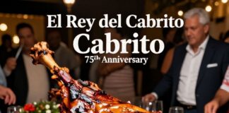 El Rey del Cabrito celebra 75 años con un festín de 3 toneladas de carne asada