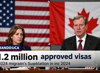 EE.UU. supera a Canadá en migración con 1,2 millones de visas aprobadas en 2024