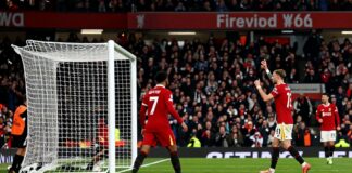 Gol polémico en el 89′ decide el Liverpool 1-0 Manchester United en Anfield
