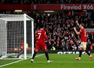 Gol polémico en el 89′ decide el Liverpool 1-0 Manchester United en Anfield