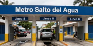 Cierran 3 accesos del Metro Salto del Agua por filtraciones en Línea 8
