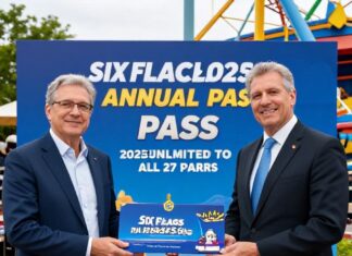 Six Flags anuncia el pase anual 2025 con acceso ilimitado a 27 parques
