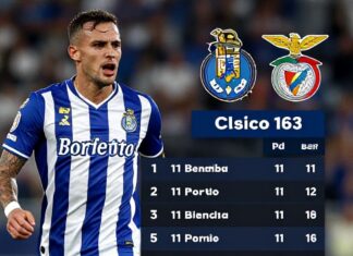 Porto y Benfica chocan en el Clásico 163 con liderato en juego