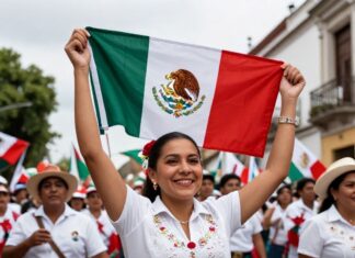 México conmemora el Grito de Independencia cada 16 de septiembre con fervor patriótico