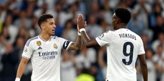 Real Madrid golea 4-0 al Salzburg con doblete de Rodrygo y Vinícius en Champions