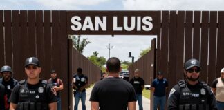 Fuerte operativo deja 3 detenidos y decomiso de armas en la frontera San Luis-Juárez