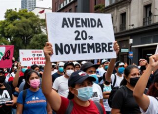 Protestas cierran la Avenida 20 de Noviembre por tercer día consecutivo en CDMX