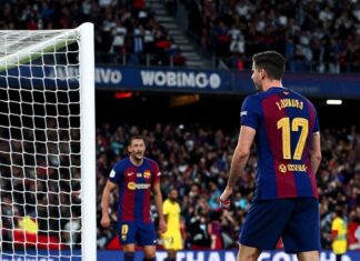 Barcelona remonta con dos goles de Lewandowski en el Camp Nou ante el Cádiz Barcelona remonta con dos goles de Lewandowski en el Camp Nou ante el Cádiz