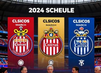 Chivas confirma fechas clave del Calendario 2024 con 3 clásicos en marzo Chivas confirma fechas clave del Calendario 2024 con 3 clásicos en marzo