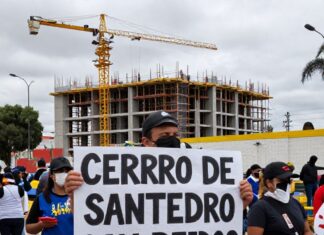 Protestas en San Luis Potosí paralizan obras en Cerro de San Pedro por tercera semana