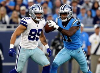 Los Cowboys aplastan a los Panthers con 34-16 en triunfo contundente de semana 11