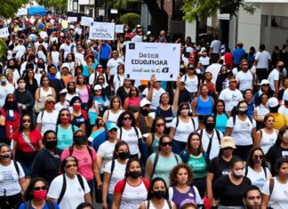 Miles de docentes marcharon en Buenos Aires por el Día de la Educadora 2024