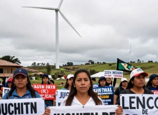 Mujeres de Juchitán lideran resistencia contra megaproyecto eólico en 2024
