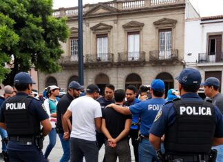 Protestas en Plaza de la República dejan 12 detenidos tras enfrentamientos con la policía